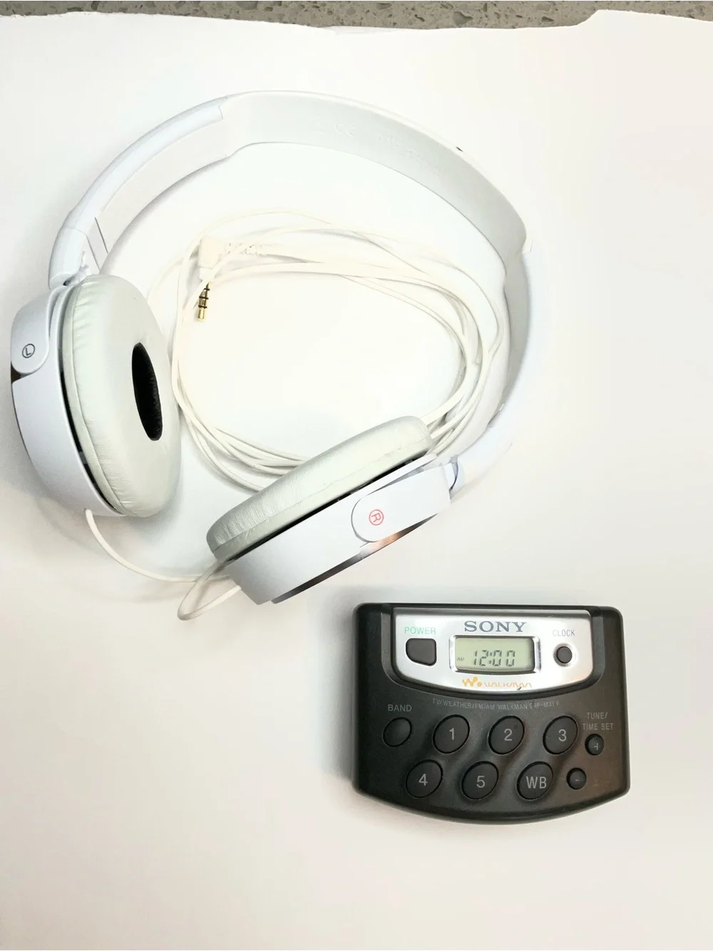 Sony Walkman SRF-M37W Portable Radio Weather AM FM Working No Clip